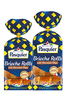 Brioche Rolls with Chocolate Chip